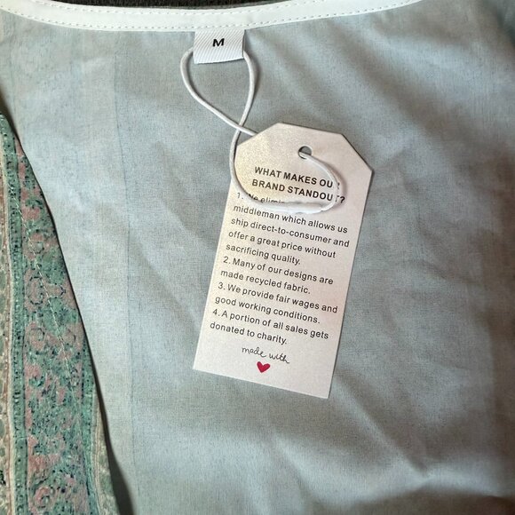 Floral Watercolor Cardigan style Jacket – Size Medium (NWT) - Picture 3 of 3